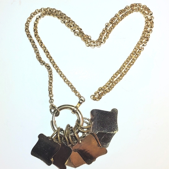 The Ten Commandments Gold Scrolls Charms Necklace - Picture 5 of 16